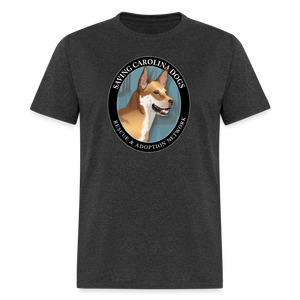 Saving Carolina Dogs Logo T-Shirt - heather black