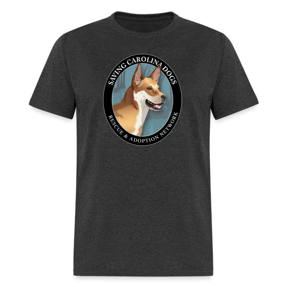 Saving Carolina Dogs Logo T-Shirt - heather black