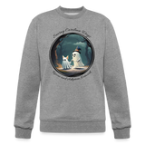 A Ghostly Scene Crewneck - heather gray