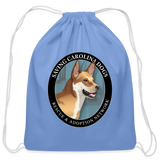 SCD Cotton Drawstring Bag - carolina blue