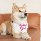 Birthday Girl Pet Bandana Collar