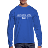 Carolina Dog Dad Men's Long Sleeve T-Shirt - royal blue
