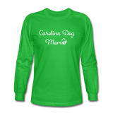 Carolina Dog Mom Long Sleeve T-Shirt - bright green