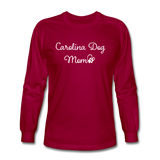 Carolina Dog Mom Long Sleeve T-Shirt - dark red