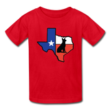 Deep in the Heart of Texas Ultra Cotton Youth T-Shirt - red