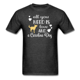 All You Need is Love and a Carolina Dog Unisex Classic T-Shirt - heather black