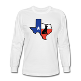 Deep in the Heart of Texas Long Sleeve T-Shirt - white