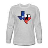 Deep in the Heart of Texas Long Sleeve T-Shirt - heather gray