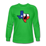 Deep in the Heart of Texas Long Sleeve T-Shirt - bright green