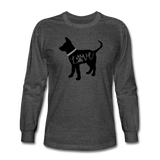 CD Puppy Love Long Sleeve T-Shirt - heather black