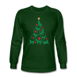 CD Christmas Tree Long Sleeve T-Shirt - forest green