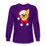 CD Santa Long Sleeve T-Shirt - purple