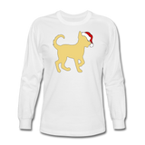 Here Comes Santa Paws Long Sleeve T-Shirt - white