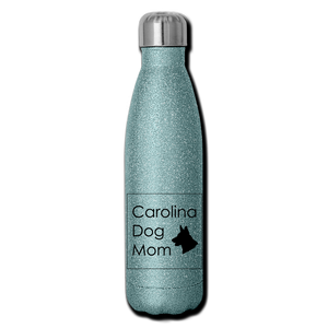 CD Mom Insulated Stainless Steel Water Bottle - pink glitter