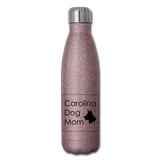 CD Mom Insulated Stainless Steel Water Bottle - pink glitter