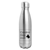 CD Dad Insulated Stainless Steel Water Bottle - silver