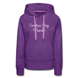 Carolina Dog Mom Women’s Premium Hoodie - purple