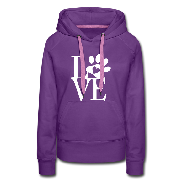 Love Women’s Premium Hoodie - purple