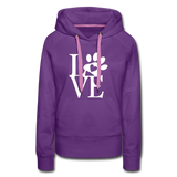 Love Women’s Premium Hoodie - purple
