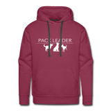 Pack Leader Men's Premium Hoodie - burgundy