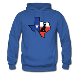 Deep in the Heart of Texas Hoodie - royal blue
