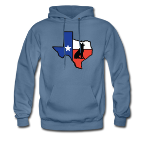 Deep in the Heart of Texas Hoodie - denim blue