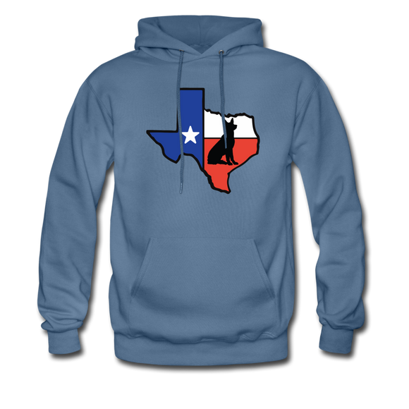Deep in the Heart of Texas Hoodie - denim blue