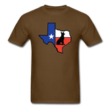 Deep in the Heart of Texas Unisex Classic T-Shirt - brown