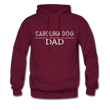 Carolina Dog Dad Men's Hoodie - burgundy