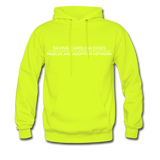 SCD Rescue with Signature Ear Design Hoodie - safety green