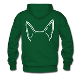 SCD Rescue with Signature Ear Design Hoodie - forest green