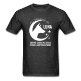 All Because of Luna T-Shirt - heather black