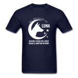 All Because of Luna T-Shirt - navy