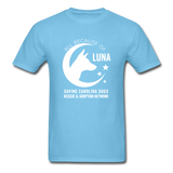 All Because of Luna T-Shirt - aquatic blue