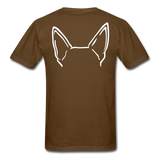 SCD Rescue with Signature Ears T-Shirt - brown