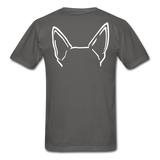 SCD Rescue with Signature Ears T-Shirt - charcoal