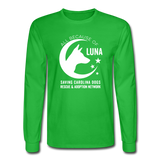 All Because of Luna Long Sleeve Shirt - bright green