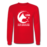 All Because of Luna Long Sleeve Shirt - red