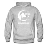 All Because of Luna Hoodie - heather gray