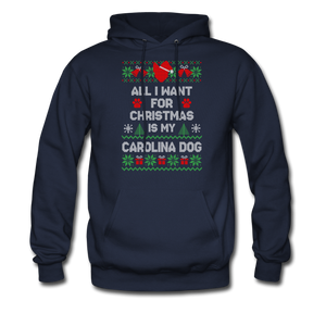 All I Want for Christmas is my Carolina Dog - navy