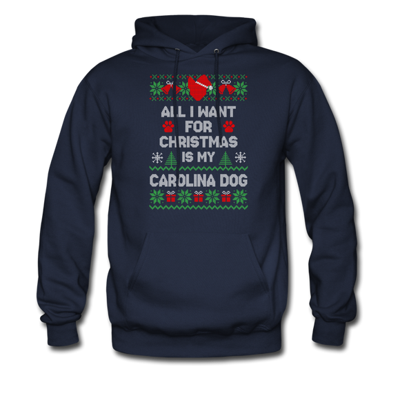 All I Want for Christmas is my Carolina Dog - navy