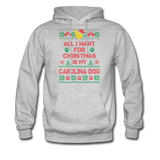 All I want for Christmas is my Carolina Dog Hoodie - heather gray