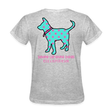 Polka Dot Carolina Dog T-Shirt - heather gray