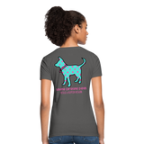 Polka Dot Carolina Dog T-Shirt - charcoal