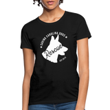 Saving Carolina Dogs Est 2013 Women's Fitted T-Shirt - black
