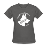 Saving Carolina Dogs Est 2013 Women's Fitted T-Shirt - charcoal