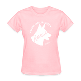 Saving Carolina Dogs Est 2013 Women's Fitted T-Shirt - pink