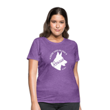 Saving Carolina Dogs Est 2013 Women's Fitted T-Shirt - purple heather