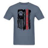 Distressed American Flag SCD T-Shirt - denim