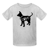 CD Puppy Love Ultra Cotton Youth T-Shirt - heather gray